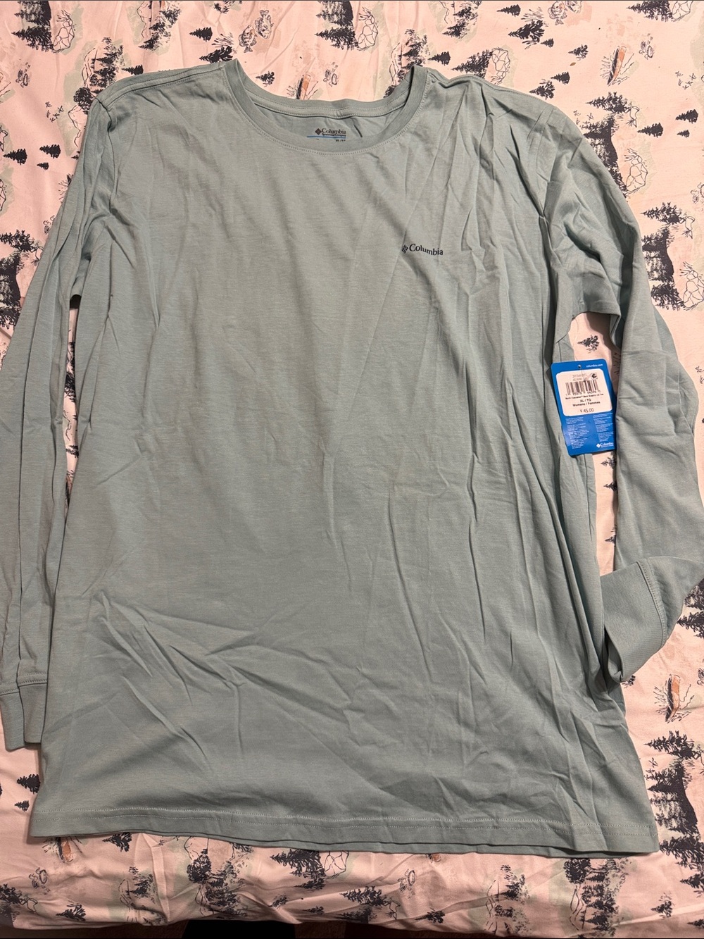 Columbia Women’s Long-Sleeve Shirt - Pale Aqua NEW XL shirt